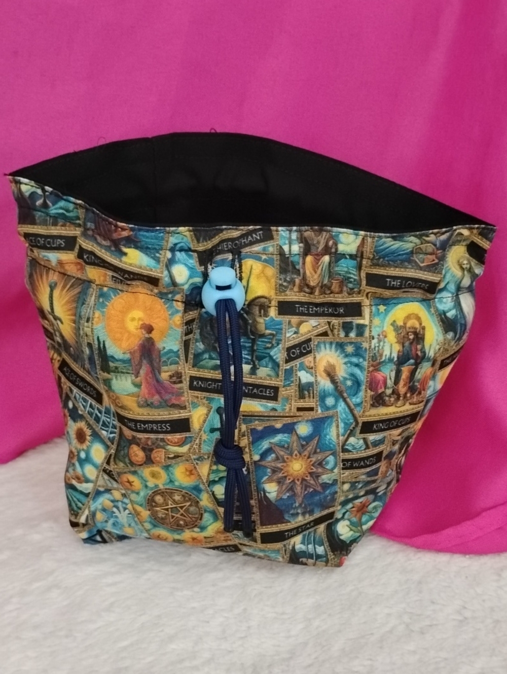 Tarot Card Print Mini Bag in Multi-Color